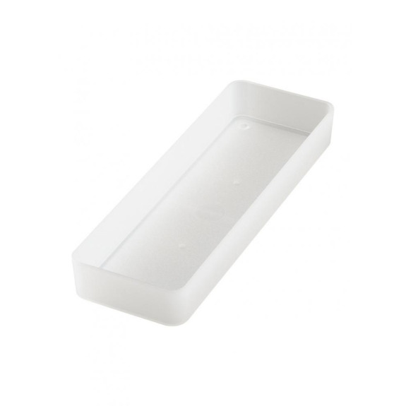 Pearl Life Large Shallow Drawer Organizer Translucent 3-18 x 9-14 x 1-14 inch