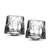 Fissman 2-Piece Spinning Whiskey Glasses 180ml Glass - 4 miniature