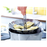 IKEA KLOCKREN Steamer Insert, Stainless Steel – Perfect for Healthy and Versatile Cooking - 7 miniature
