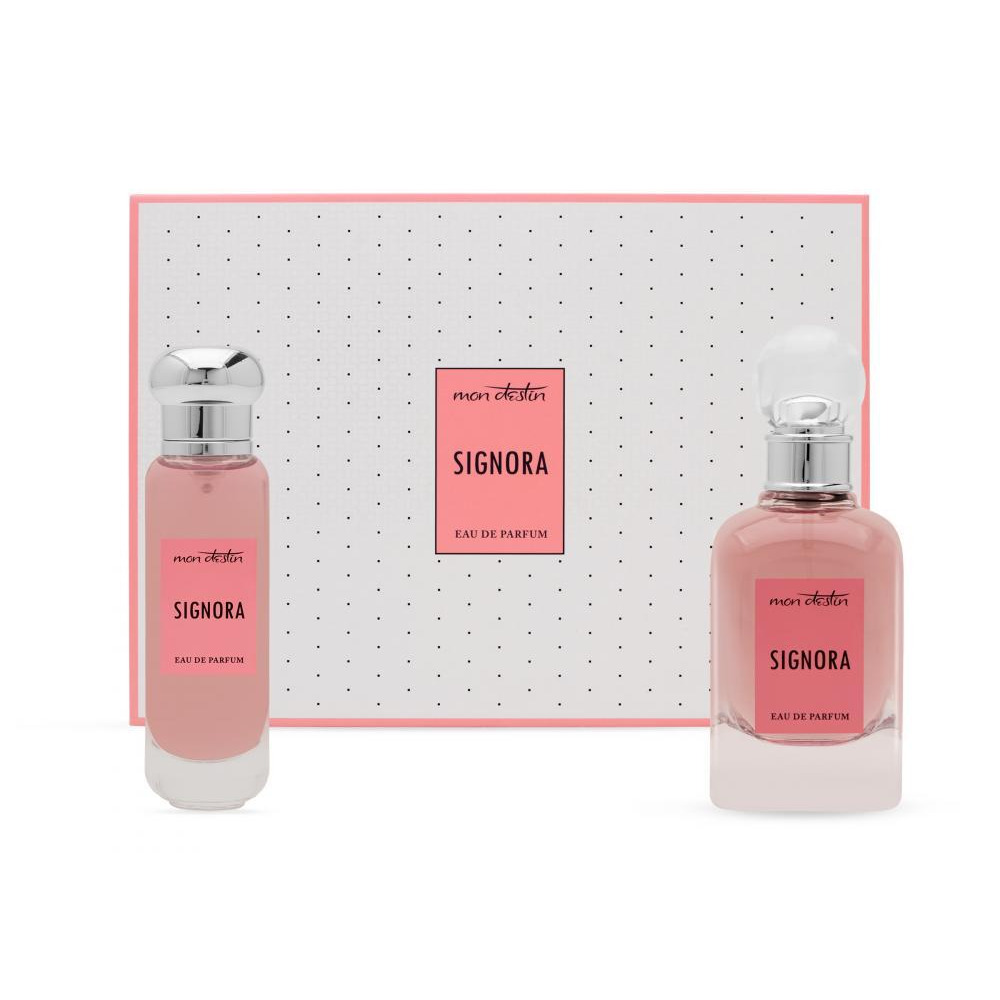 Mon Destin Signora Eau De Parfum Set For Women and Men 100 + 30 ml - 1