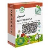 Farm Organic Gluten Free Black Gram Split with Skin (Urad Dal) - 500g - 1 miniature