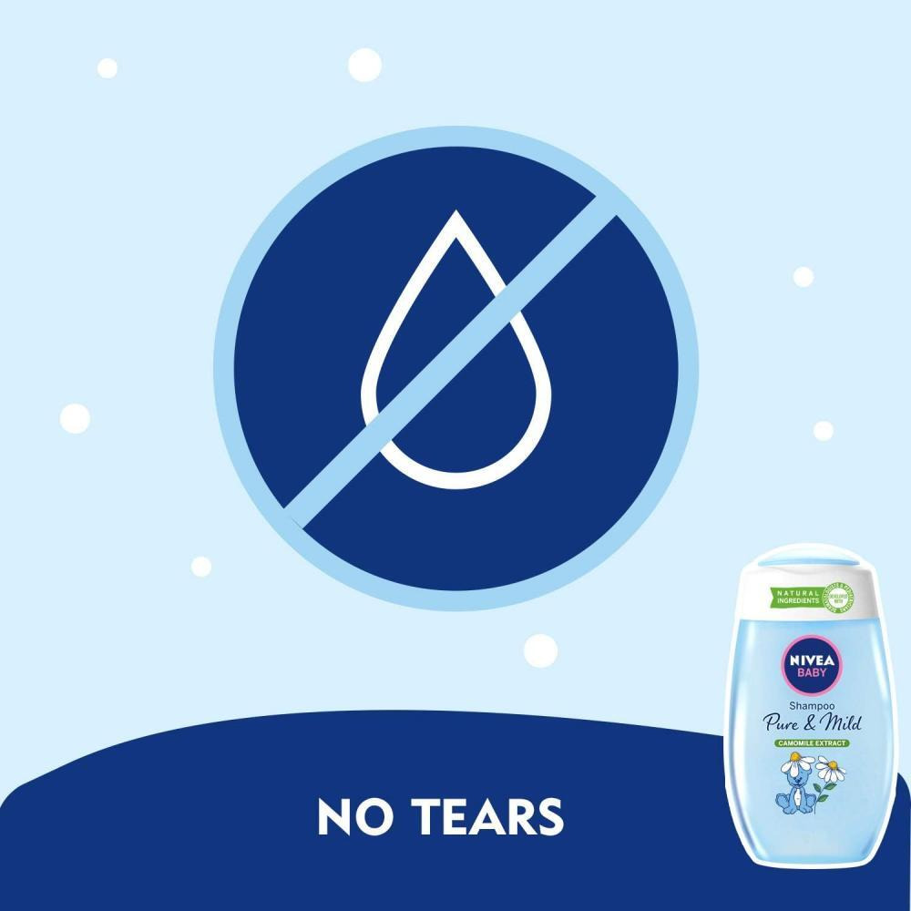 NIVEA Baby \/ Bath shampoo, Pure and mild, Camomile extract, 6.76 fl.oz (200 ml) - 5