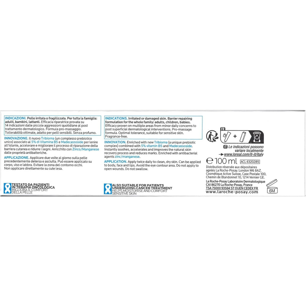 Balm, LA ROCHE-POSAY, Cicaplast baume B5+, Ultra-repairing soothing, 3.38 fl. oz. (100 ml) - 5