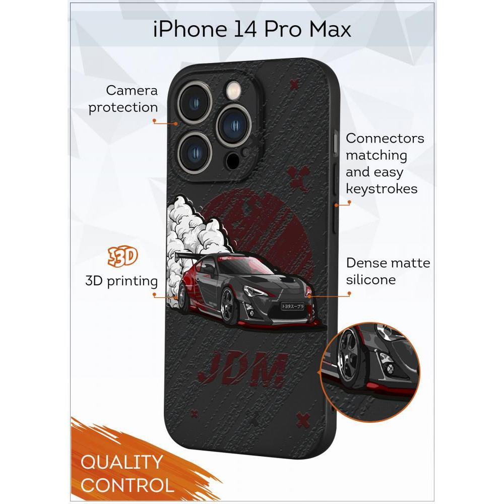 Защитный Чехол Для apple Iphone 14 PRO Max (6.7) JDM - 2