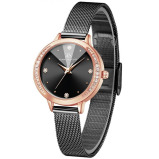 Kenneth Scott Women's Black Dial Analog Watch - K22523-RMBB - 2 miniature