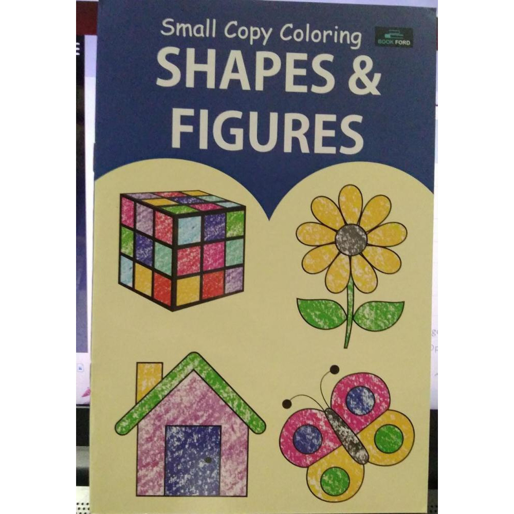 Small Copy Coloring Shapes And Figures - 1