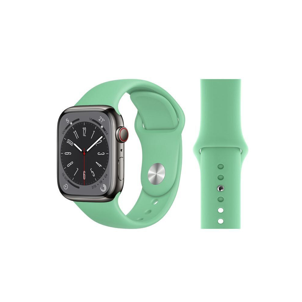 Perfii Solid Silicone Replacement Band for Apple Watch 49, 45, 44, 42 mm Series Ultra 8/7/6/5/4 SE - 2