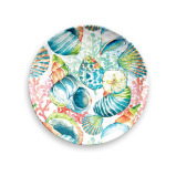 طبق سلطة Tarhong Sandbar Brights Ocean تحت عنوان، ميلامين نقي، 8.4 × 0.6 بوصة - 1 miniature