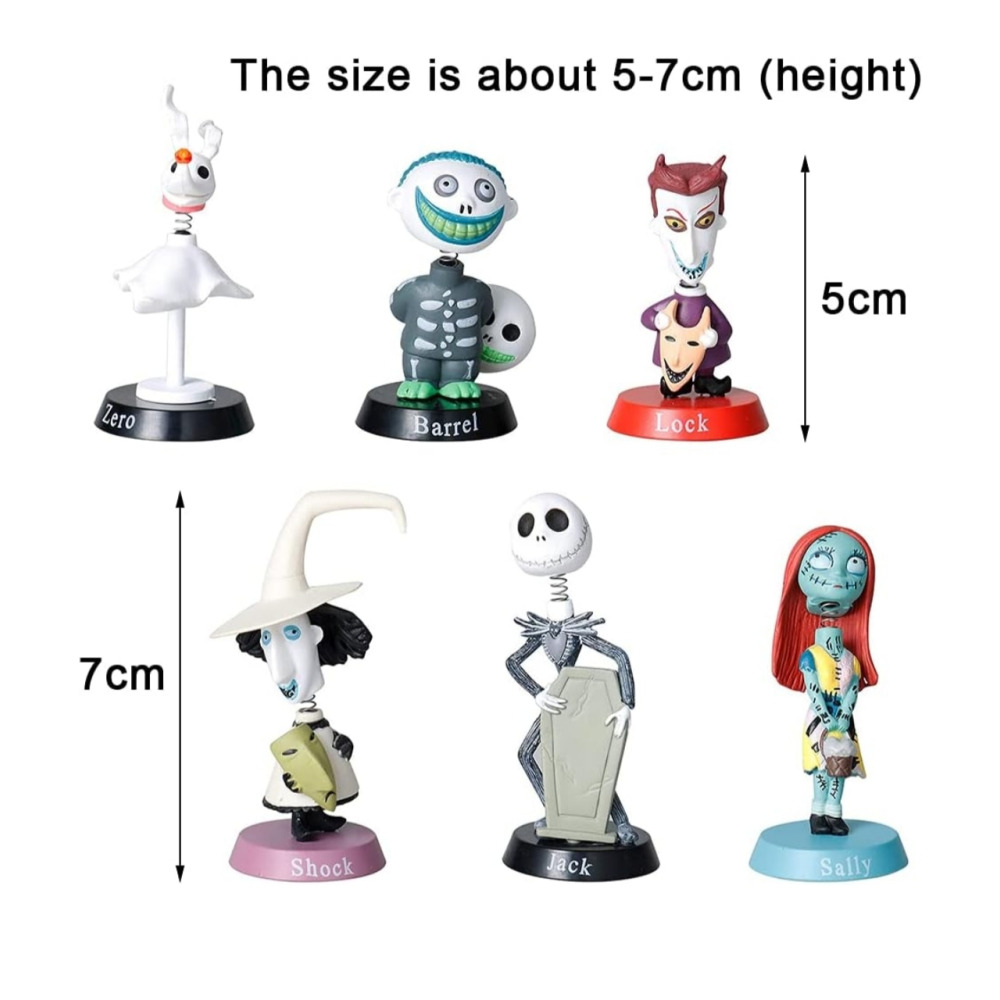Hilloly Nightmare Before Christmas Figures Set of 6 - 3