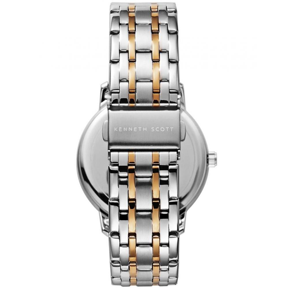 Kenneth Scott Men's Black Dial Analog Watch - K22029-KBKB - 3