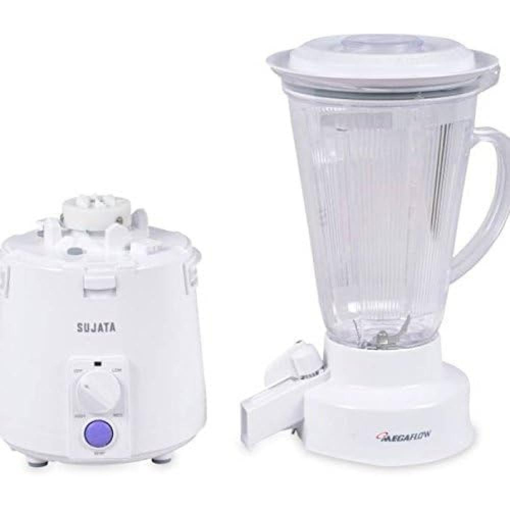 Sujata MegaMix MM 900-Watt Mixer Grinder (White) - 2