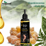 Nagaad Puntah Frankincense Hair Growth Oil 200 ml - 100% Natural & Certified - Promotes Longer, Stronger, Thicker, and Shinier Hair - 5 miniature