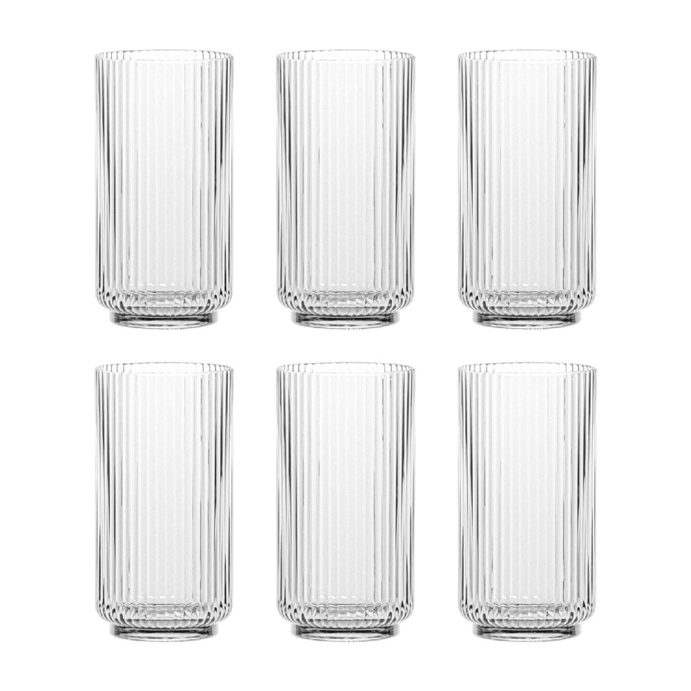 TarHong Mesa Premium Plastic Drinkware Jumbo Beverage, 22 Ounce, Clear - 6