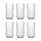 TarHong Mesa Premium Plastic Drinkware Jumbo Beverage, 22 Ounce, Clear - 6 miniature