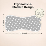 KeaBabies 5-Pack Urban Burp Cloths - 1 miniature