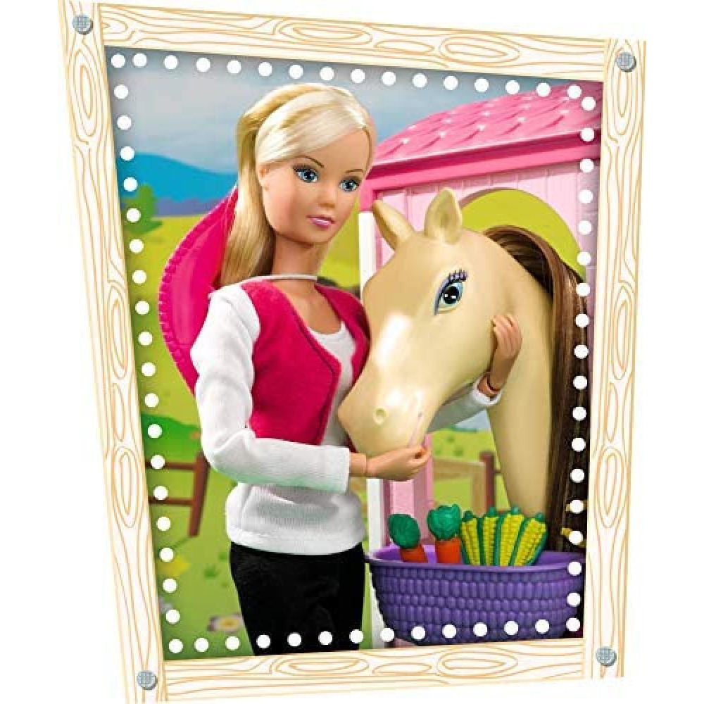 Simba / Steffi Love 10 573 0373 Doll With Horse And Stable Plus Accessories - 4