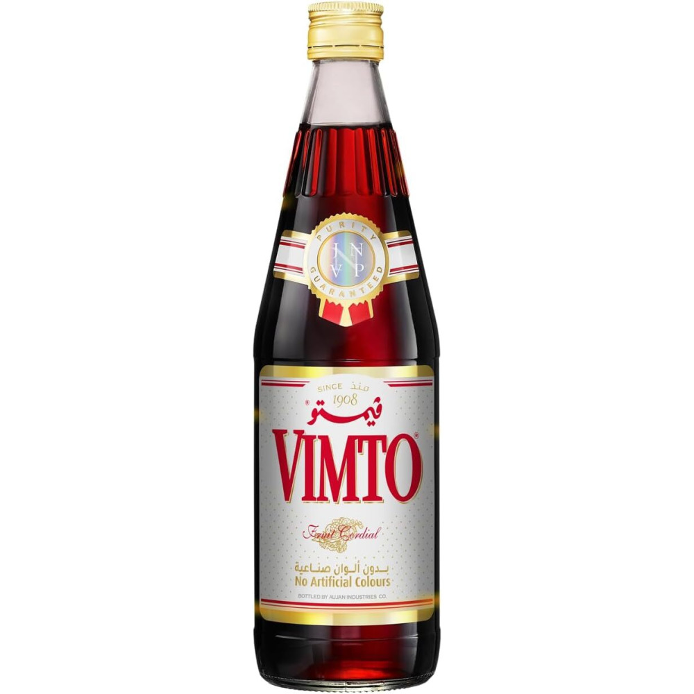 Vimto Fruit Cordial Syrup In Glass Bottle 710ml - 1