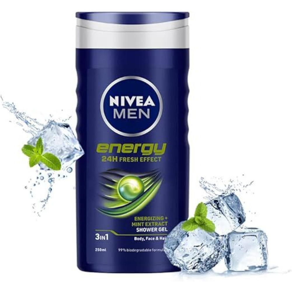 Гель Для Душа Nivea For MEN ENERGY, 250 мл - 2