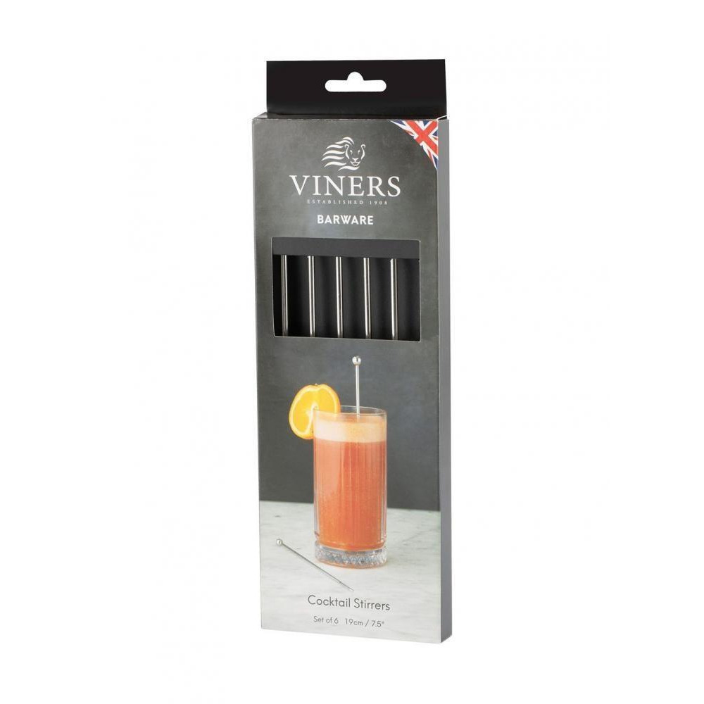 Viners Barware Cocktail Stirrers Set of 6 - 4
