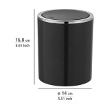 Wenko Swing Cover Bin Inca Black - 4 miniature