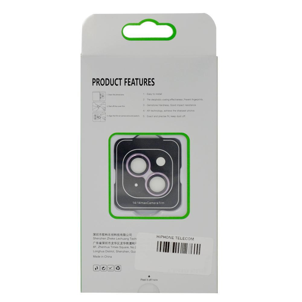 Samos Anti Glare Camera Glass Protector Iphone 14, 14 Plus Purple - 2