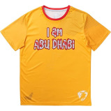 UAEJJ I Am Abu Dhabi T-Shirt  Cotton T-shirt  Gym wear  Sportswear-L - 1 miniature