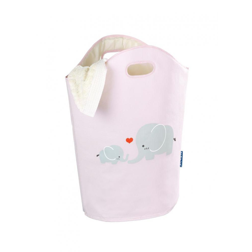 Wenko Laundry Bin Kids Elli, Rosa - 3