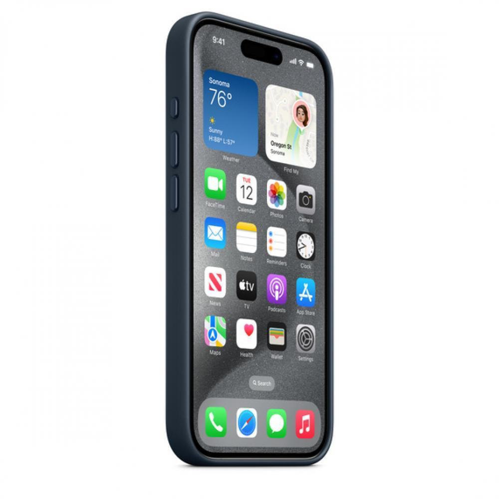 Чехол Из ТОНКОЙ Ткани Для Apple Iphone 15 Pro Max Mt4y3zma Pacific Blue с Magsafe - 2