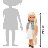 Our Generation BD31055 Phoebe Fashion Doll, Various - 6 miniature