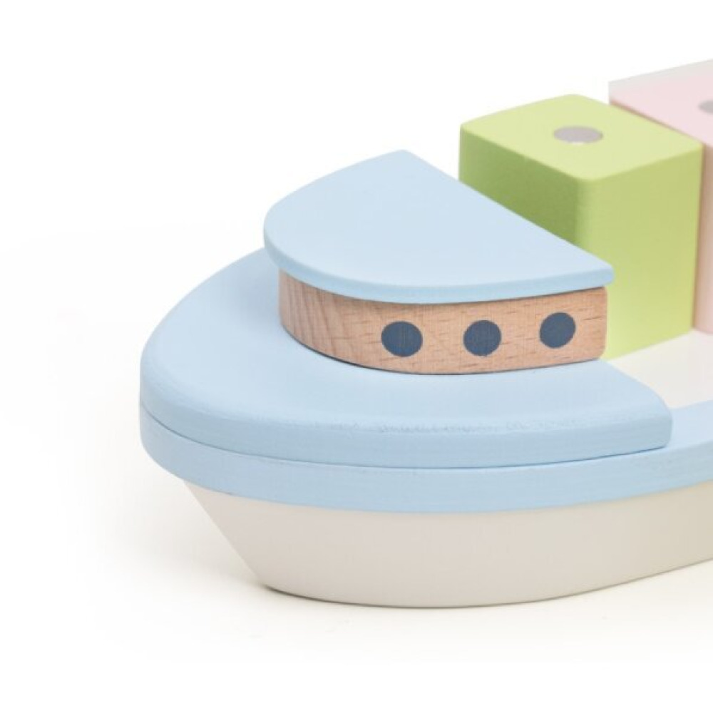 Classic World Build & Sail! Block Boat Playset - 3