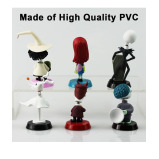 Hilloly Nightmare Before Christmas Figures Set of 6 - 2 miniature