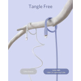 Anker, PowerLine III Flow USB-C to Lightning Cable, 0.9 m, Lavender grey - 4 miniature