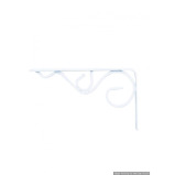 Knape & Vogt Iron Daisy Style Brackets White 8 Inch - 1 miniature