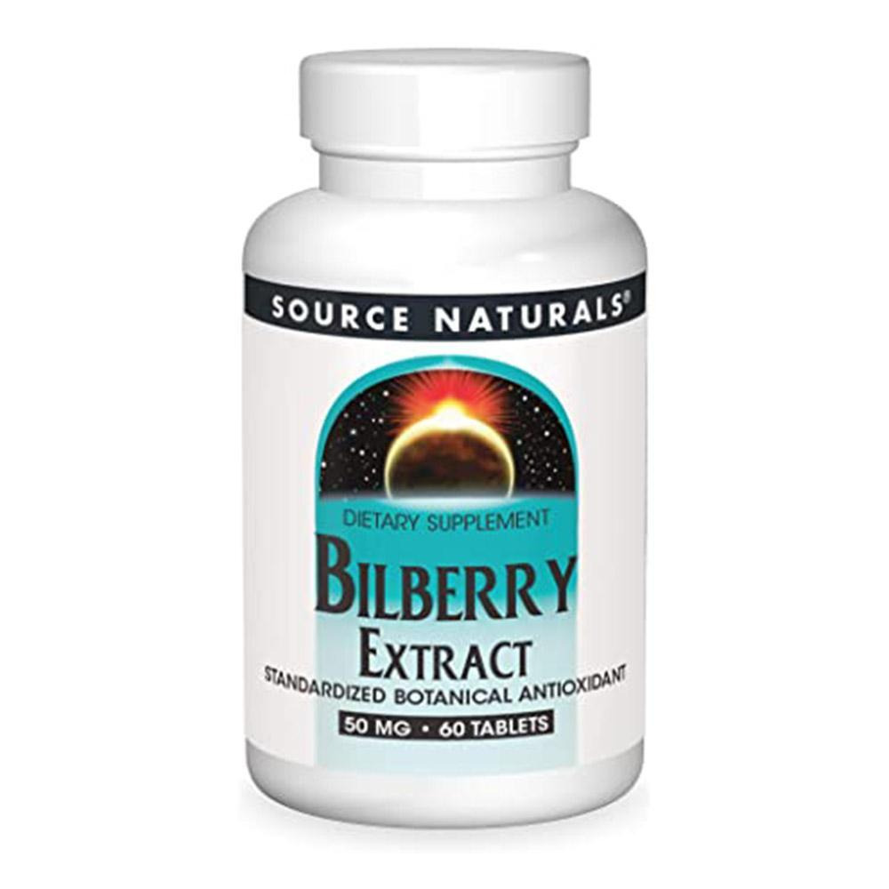 Source Naturals مستخلص التوت، 50 ملجم، 60 قرصًا - 1