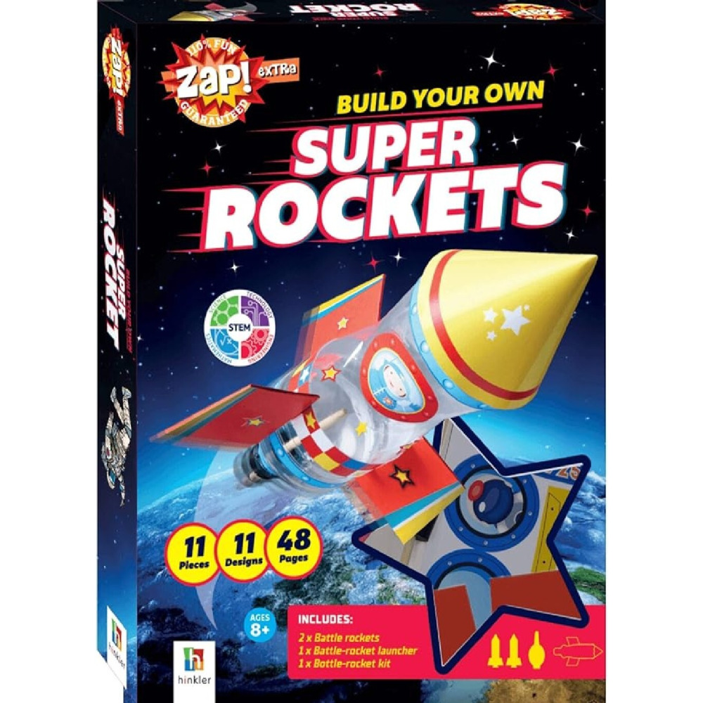 Hinkler Zap! Extra Build Your Own Super Rockets - 1