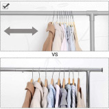 Red Dot Gift / Hangers, Non-Slip, 30 pcs, Beige - 9 miniature