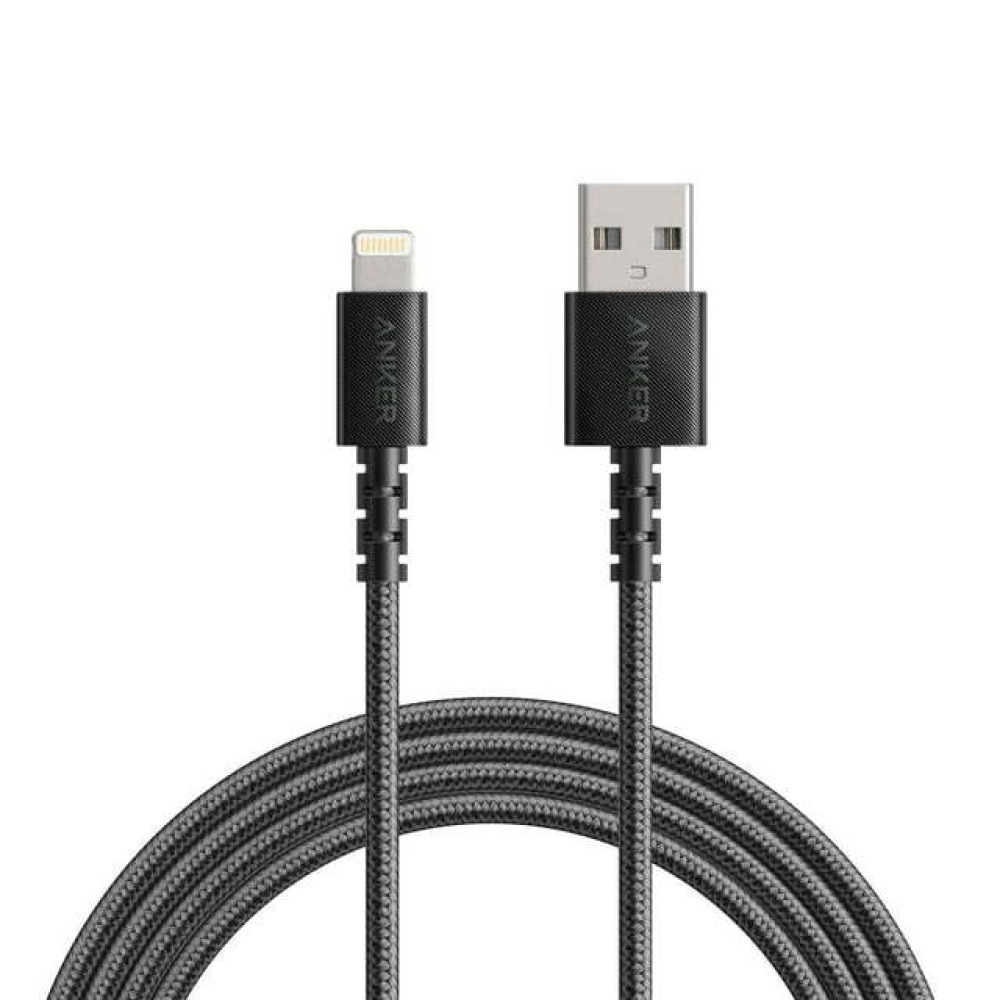 Anker Powerline Select+ Usb-A Cable With Lightning Nylon 6ft Black - 1