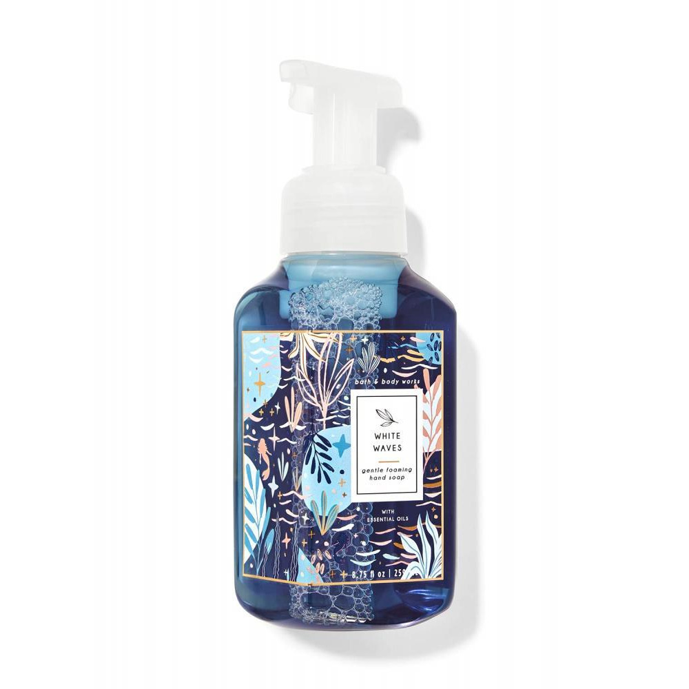 Bath & Body Works / Foaming hand soap, White waves, 8.75 fl oz (259 ml) - 1