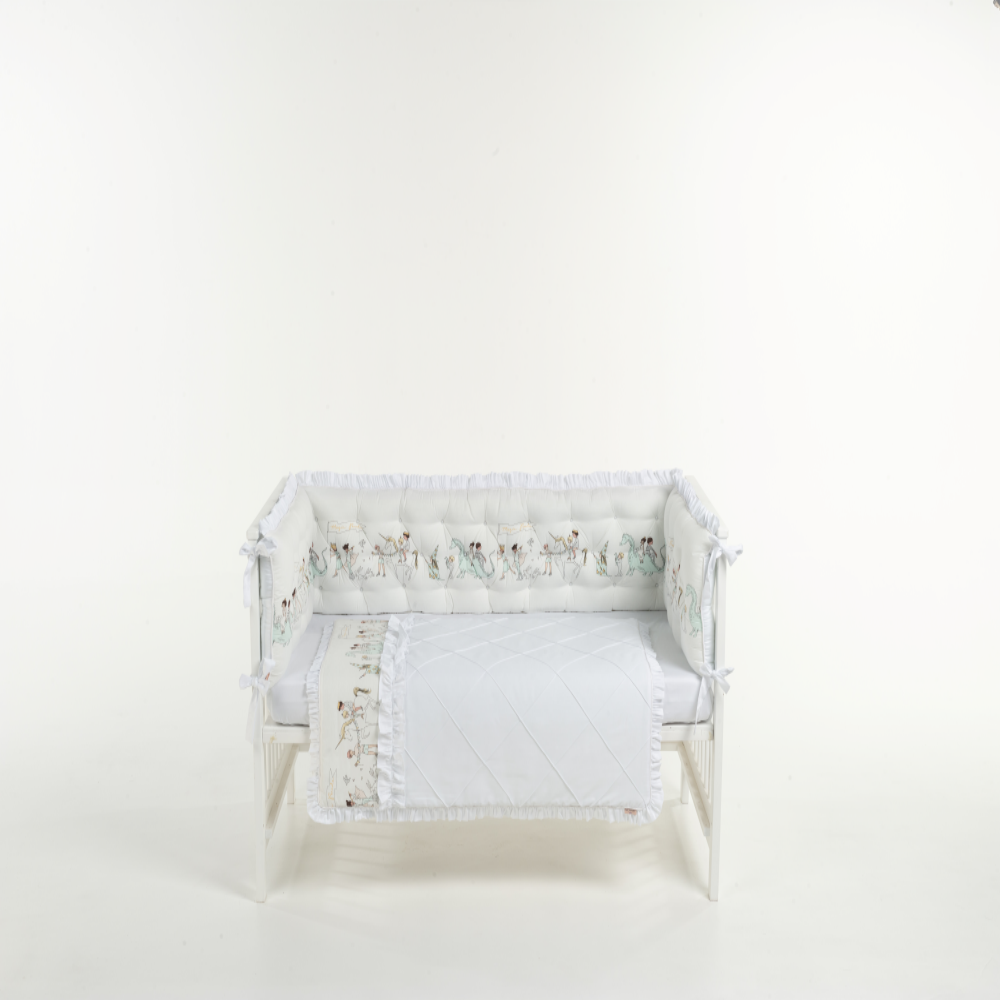 طقم مفروشات وايت ماجيك باريد - 5