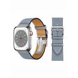 Perfii Supreme Folding Leather Replacement Band For Apple Watch 49/45/44/42mm Series Ultra/8/7/6/5/4/SE - 1 miniature