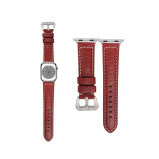 Perfii Engraved Tattoo Genuine Leather Replacement Band For Apple Watch 41, 40, 38 mm Series 8/7/6/5/4 SE - 1 miniature