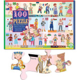 eeBoo Children of the World 100 Piece Puzzle for Education and fun to play for kids. - 3 miniature