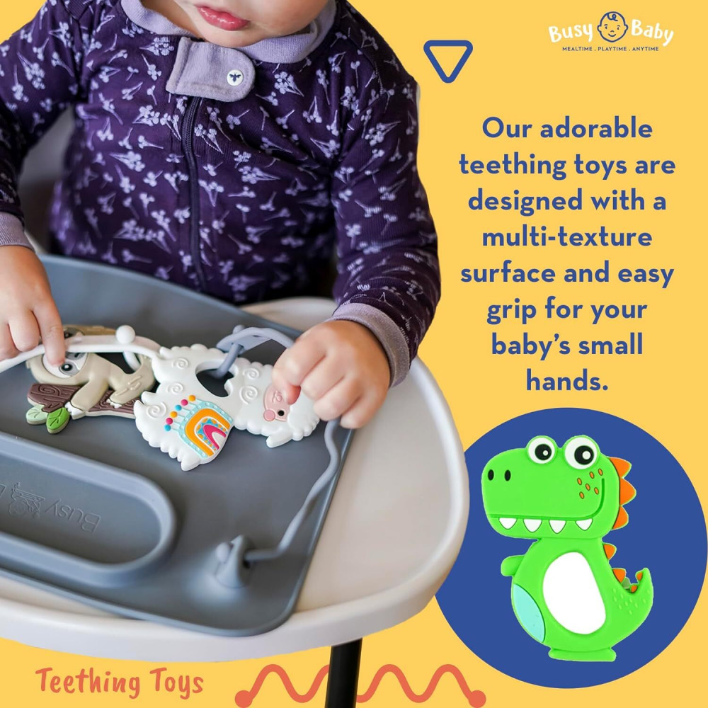 عضاضة مشغولة للطفل الكسلان الصغير - 6