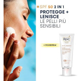 Roc - Soleil-Protect High Tolerance Comfort Fluid Spf 50 - Uva/B Protection -  Sensitive Skin - 50 Ml - 3 miniature
