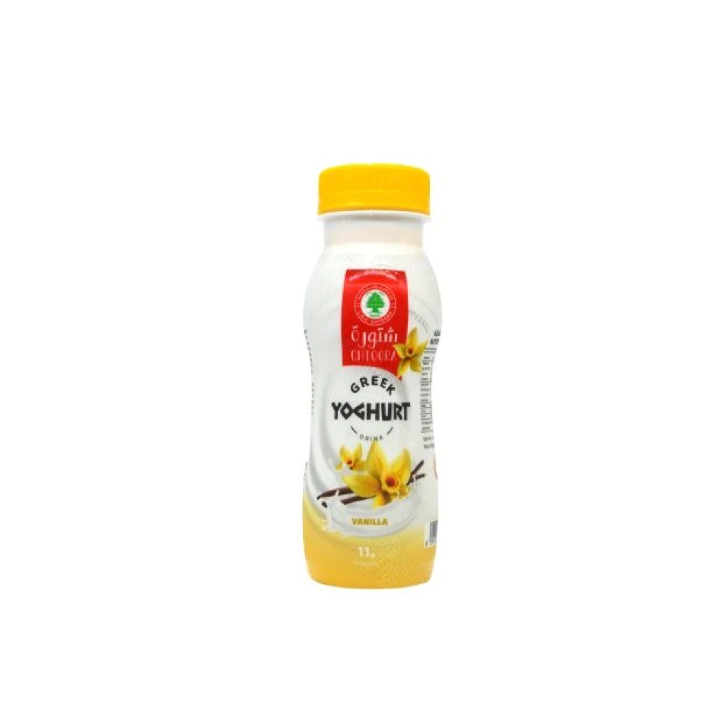 Chtoora, Drinkable Greek Yoghurt Vanila, 180 ml - 1