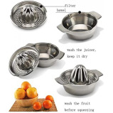 Wingwa / Juicer, Stainless steel, With bowl - 6 miniature