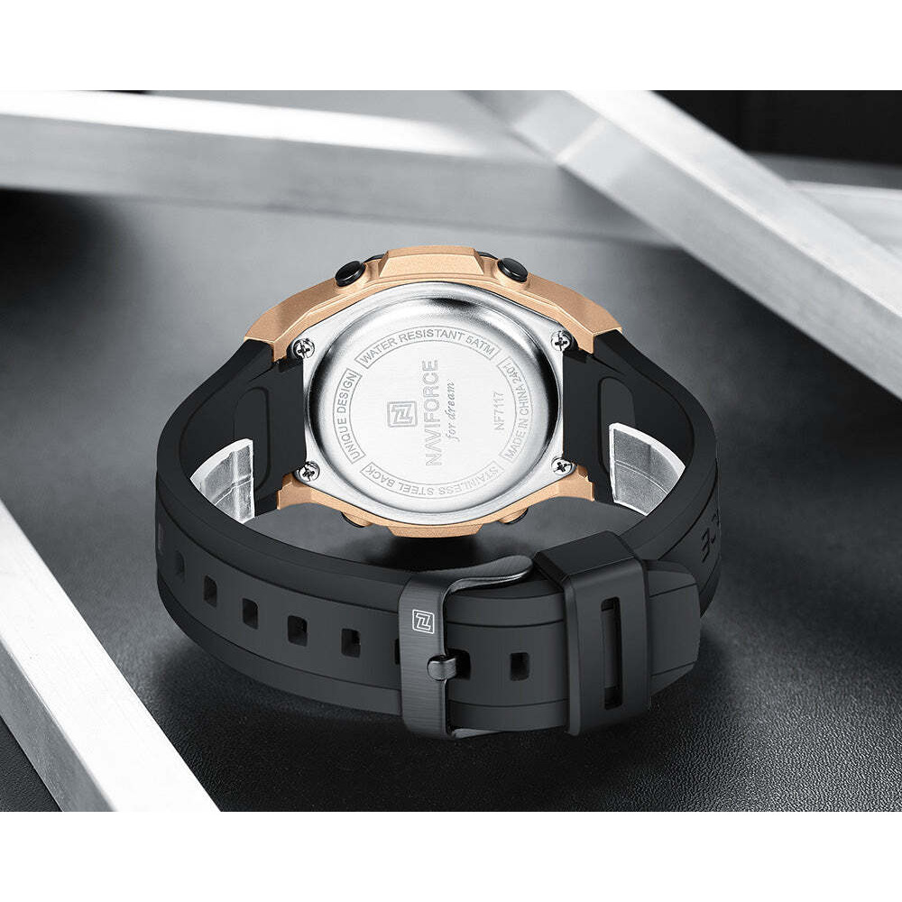NAVIFORCE NF7117 Men's Water Resistant Luxury Digital Sports Watch New Edition - 2