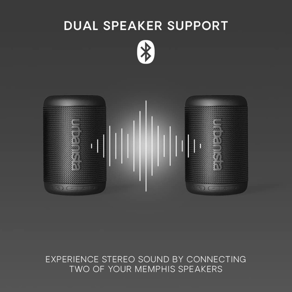 Urbanista Memphis Wireless Bluetooth Speaker,  Black - 2
