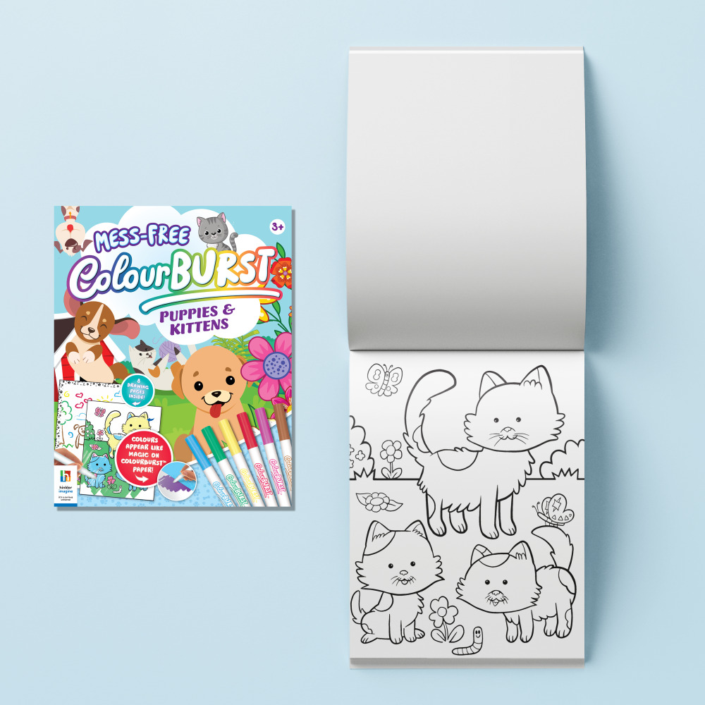 Hinkler Inkredibles Color Burst Puppies and Kittens - 4