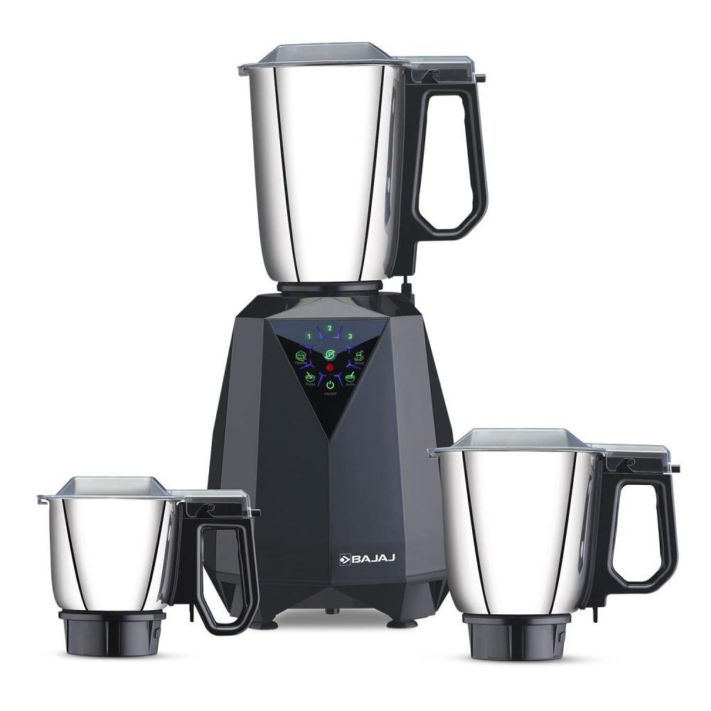 Bajaj Juvel Digi Mixer Grinder 800 Watts 3 Jars, Dark Grey - 1